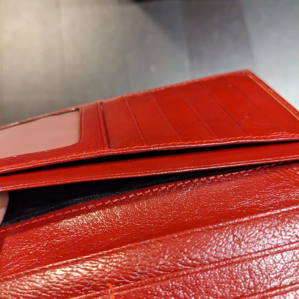 Red Passport Wallet - Picture 2 of 6